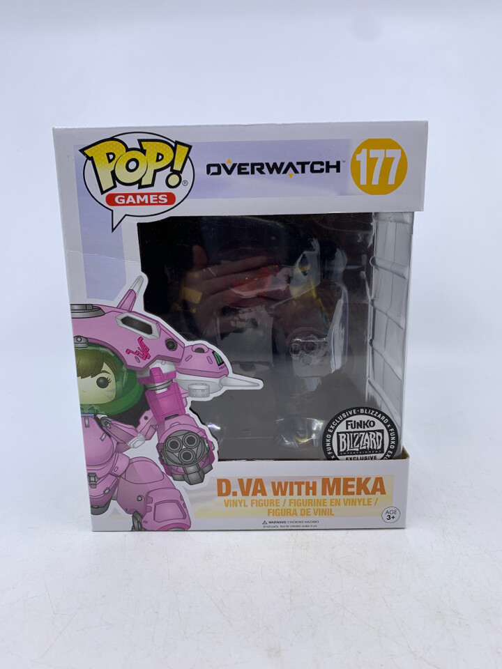 En Oferta Funko Pop! Overwatch D.va Con Fibra De Carbono Meka 177 Exclusivo