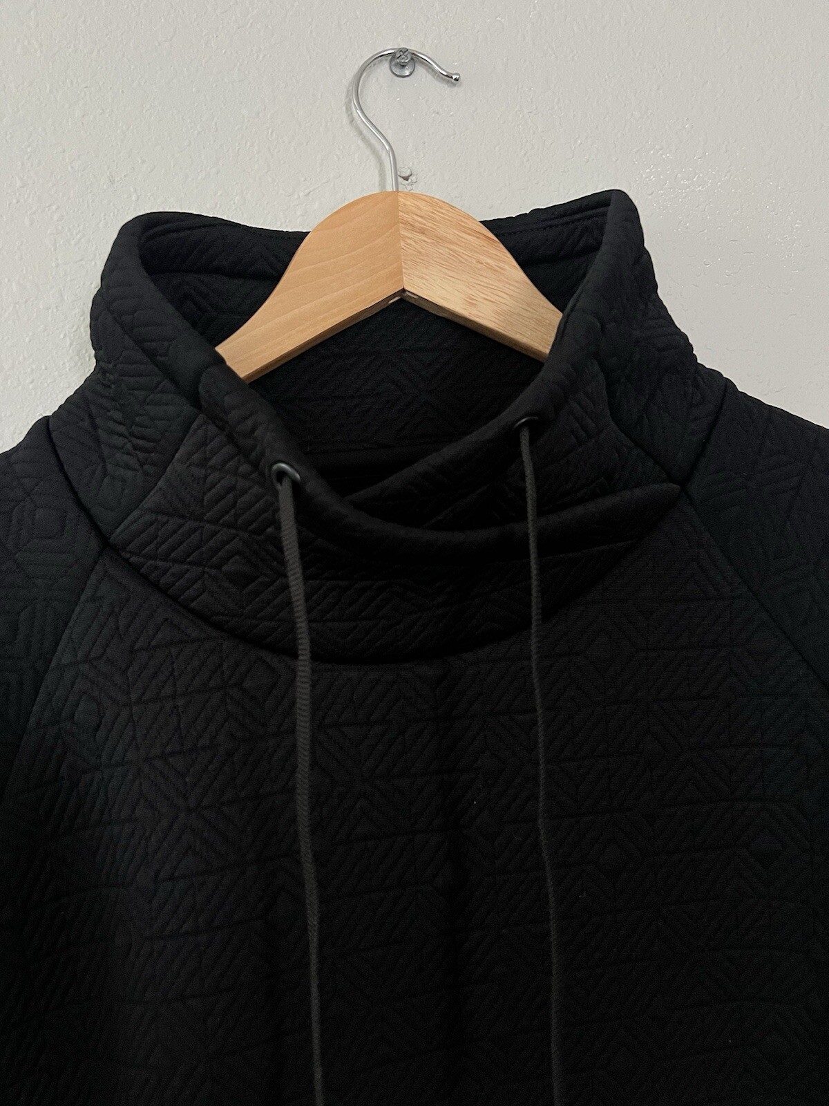 Athleta Jacquard Elevation Black Pullover High Ne… - image 7