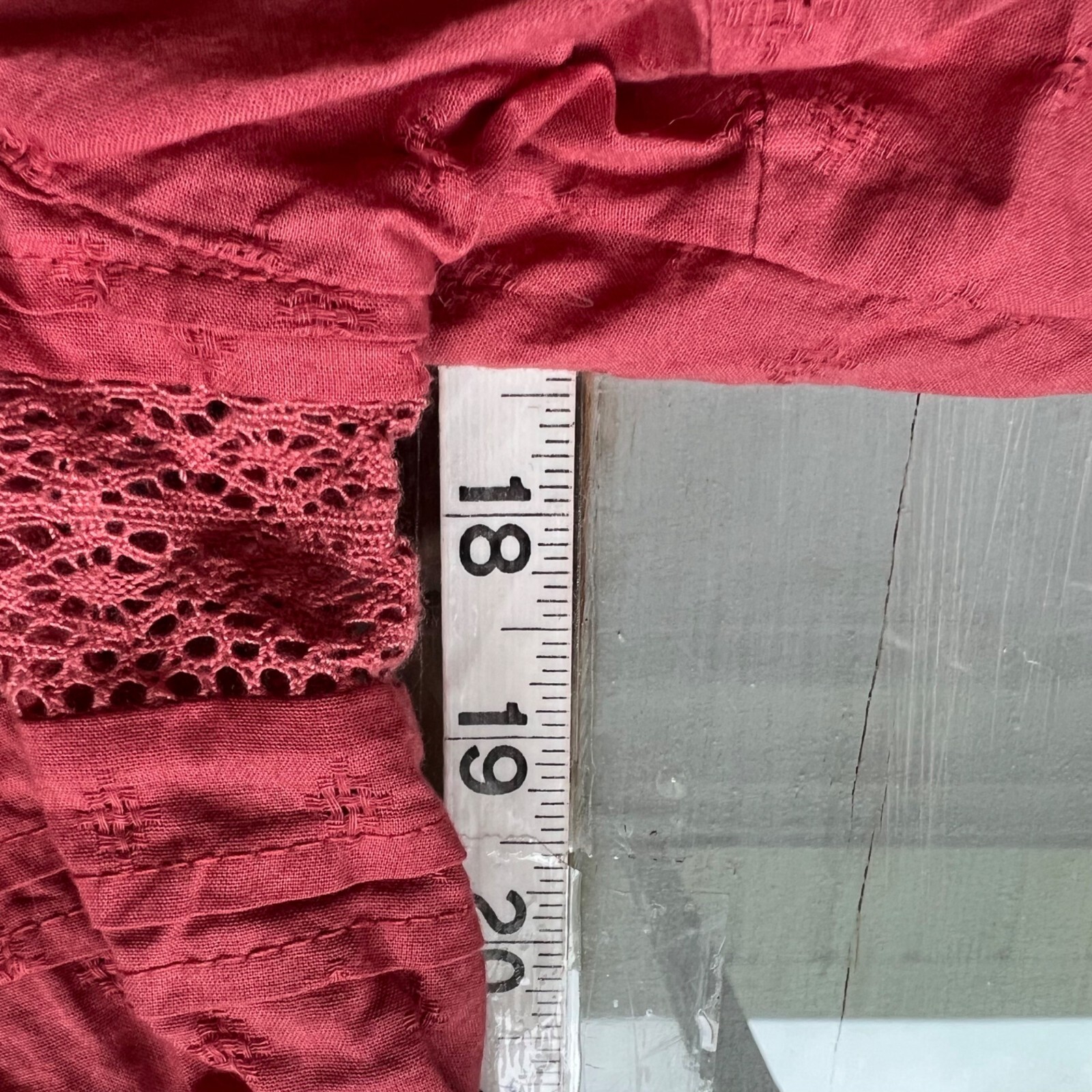 Universal Thread Blouse Size Large Puff Sleeve Ey… - image 7