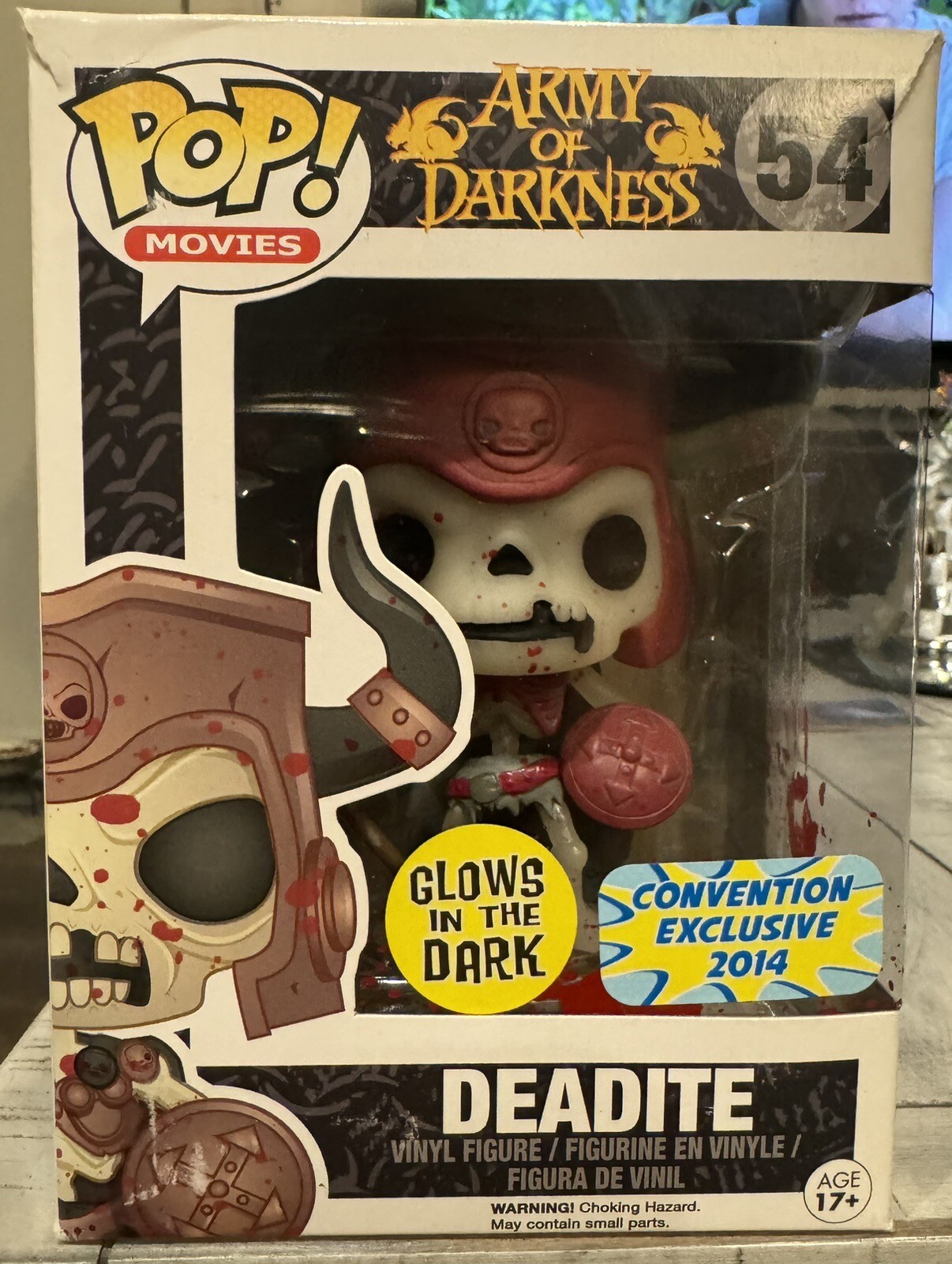 Funko Pop! Películas Army Of Darkness Deadite #54 Convención Exclusivo 2014 Gitd