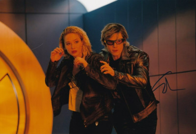 EVAN PETERS signed Autogramm 20x30cm X-MEN in Person autograph COA QUICKSILVER