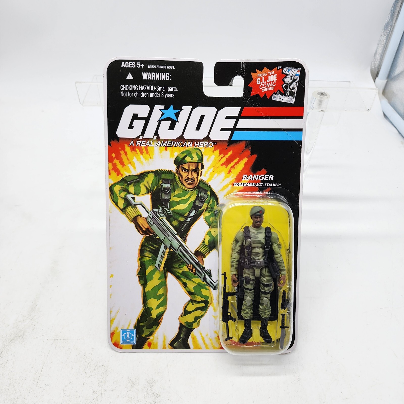 G.I Joe Sgt. Stalker Ranger Hasbro A Real American Hero 2008 New Sealed 25th Ann
