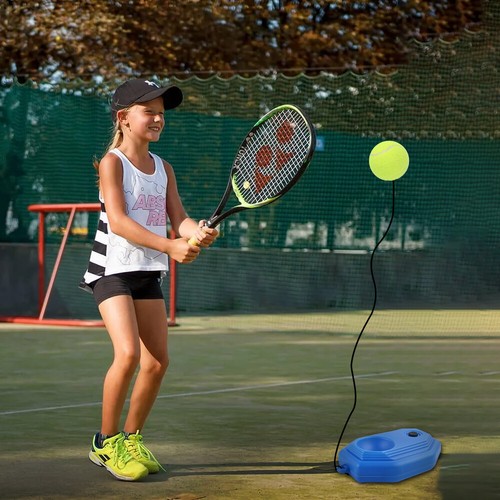 Solo Tennistrainer Rebound Ball mit 6 Bällen für Selbsttennistraining Anfänger - Bild 9 von 12