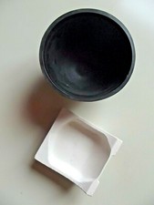 lotto di attrezzature orafe crogiolo refrattario + ciotola gomma dura orafo