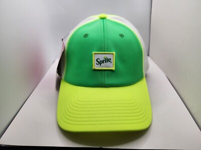 American Needle Men's White/Green Sprite  Adjustable Hat Cap