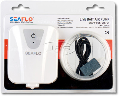 SEAFLO RECHARGEABLE LIVE BAIT AERATOR 