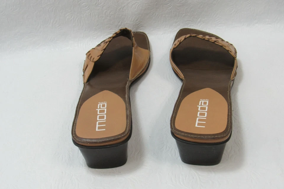 Sandalia Slide Moda Spana Mujer Tostada Talla 11 Foto 4 de 4