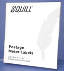 Quill 1-5/8" x 5" Postage Meter Labels 300 per Box #064011 Brand New