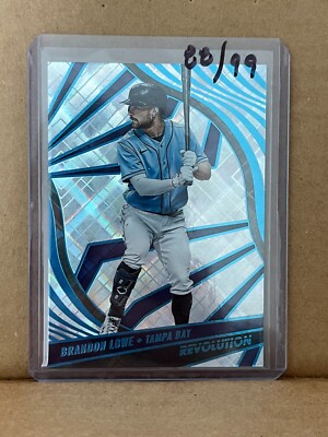 Brandon Lowe 2022 Panini Chronicles Revolution Cosmic /99 #48