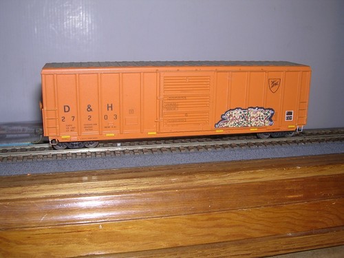 RAMA #???  Coche de caja Delaware & Hudson "Naranja" 50' #27203 H.O. 1/87 | Zustand: Used