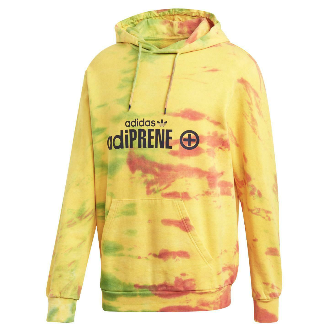adidas Adiprene tie-dye print hoodie tie-dye print Trefoil Adidas Original