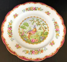 Vintage Royal Albert Maroon Chelsea Salad Plate First Quality 9 Available