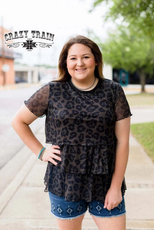 Layer It In Leopard Top