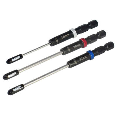 MIP 9612 Speed Tip Hex Driver Wrench Set Gen 2 Metric (3), 1.5mm, 2.0mm, & 2.5mm
