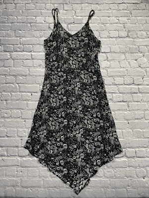 Knox Rose Dress Size Large Black Paisley Floral Witchy Whimsigoth Boho Cowgirl