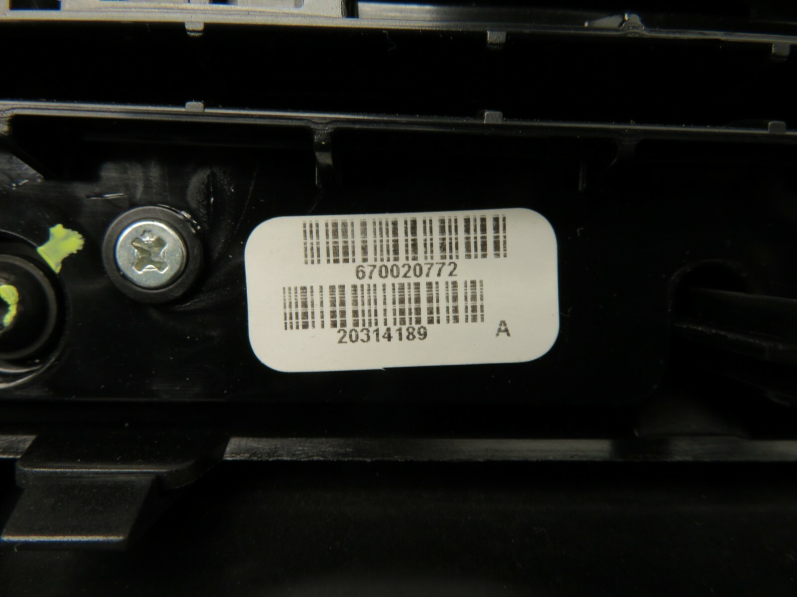 2014-2017 MASERATI GHIBLI SQ4 AM FM AUDIO PLAYER RECEIVER SWITCH PANEL TRIM OEM
