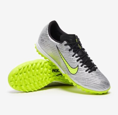 シューズ NIKE VAPOR 15 ACADEMY TF 27cm Nike Zoom Vapor 15 Academy XXV TF Metallic Silver Volt Black