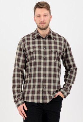 DEPROC Herren Outdoorhemd Langarmhemd Wanderhemd DENVER II S-6XL