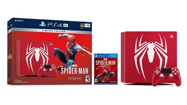 PlayStation4 - PS4 PRO スパイダーマンリミテッドエディション Sony PlayStation 4 Pro Limited Edition (Spider Man) -- NEW