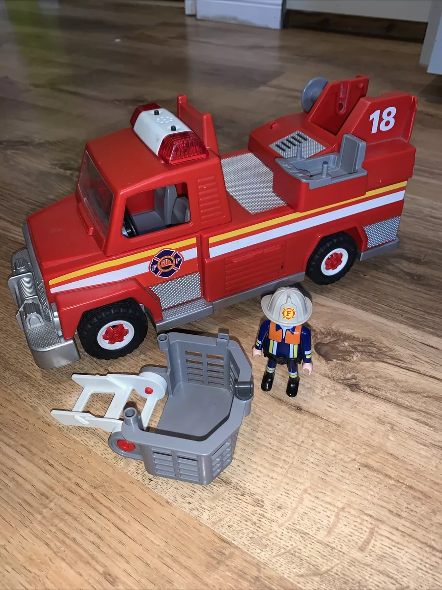 Playmobil ladder unit top with lights and sound