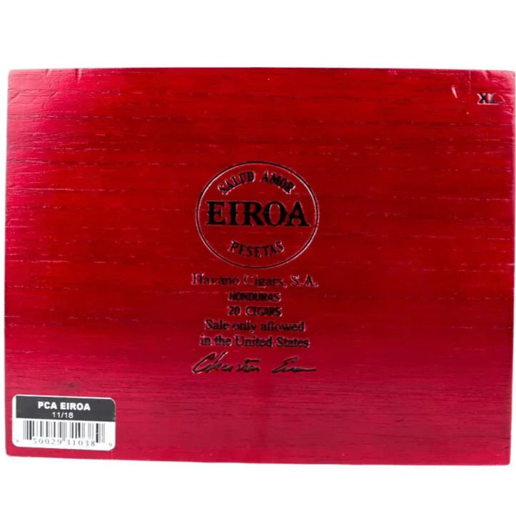 Eiroa 2021 Cameroon de Jamastran 11/18 Wooden Cigar Box 9.5" x 7.5" x 2.25"