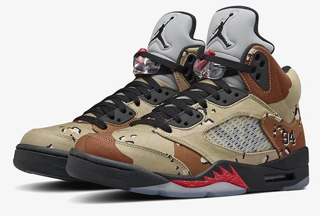 Air Jordan 5 Retro Supreme Supreme - 824371 201