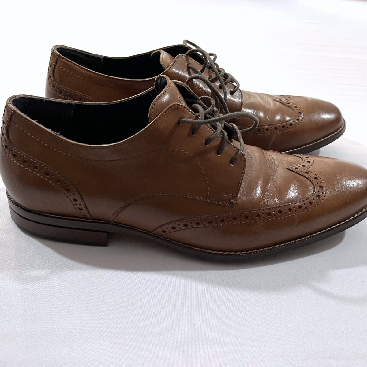 Cole Haan Grand 360 Oxford Johnson Lace Up Shoes Brown 