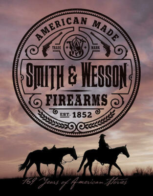 US Schild  ca. 30 x 40 cm Smith & Wesson  - American Made