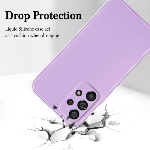 Custodia telefono silicone liquido per Samsung Galaxy S22 Note 20 A13 A53 A52S custodia gel - Foto 77 di 120