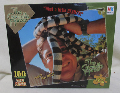 MB ~The Crocodile Hunter ~100 Piece Puzzle ~What a Little Beauty~Used