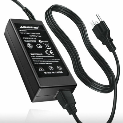 15V 5A AC/DC Adapter with ID: 2.1mm / 2.5mm x OD: 5.5mm Tip Center + Power Cord