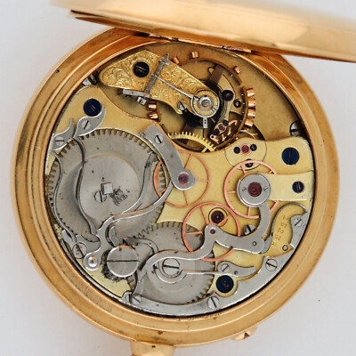 A. Lange & Söhne 1A Glashutte 18K Gold Chronograph 60min Counter