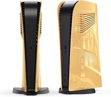 Replacement Faceplate for PS5 Digital Edition, with Cooling Vents Cover Plates