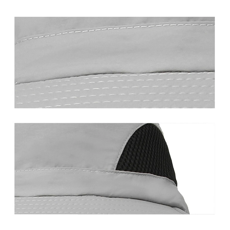 Men Women Fisherman Hat Neck Ear Flap Cover Hats Outdoor Summer Fishing Cap - Image 4 of 4