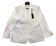 NEW Tommy Hilfiger Men's Conrad Modern Fit Sport Coat Jacket White Size 40R NWT
