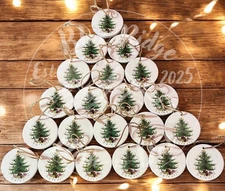 Blue Ridge China Inspired Christmas Ornaments