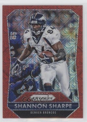 2015 Panini Prizm Red Mojo Prizm 38/99 Shannon Sharpe #165 HOF 9v7
