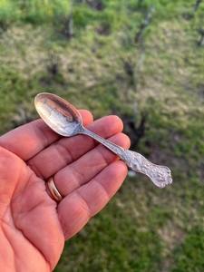 Souvenir 1904 St Louis World Fair Palace Of Machinery Silver Plate Spoon