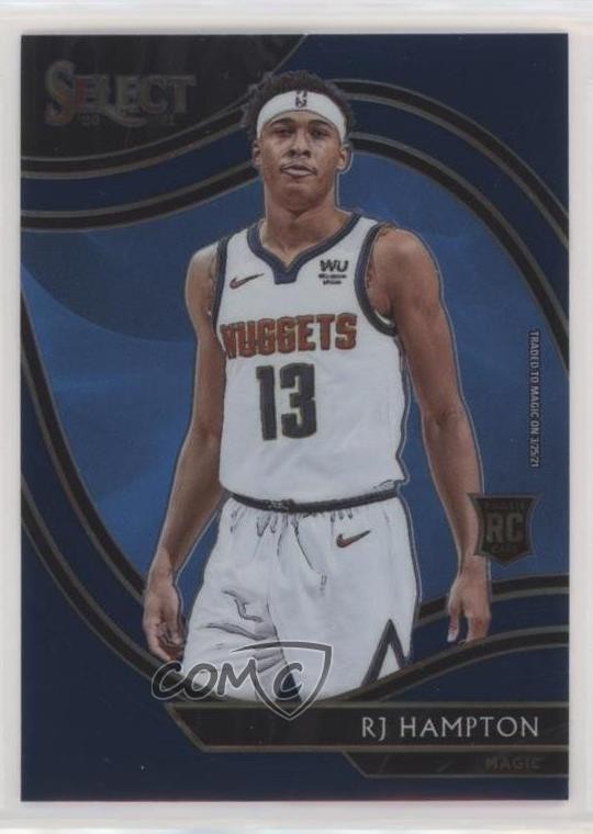 2020-21 Panini Select Courtside Retail Blue RJ Hampton #277 2l4