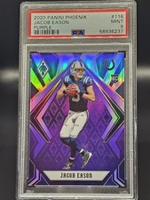 2020 Panini Phoenix Rookies Purple /149 Jacob Eason PSA 9 Gem Mint Rookie RC