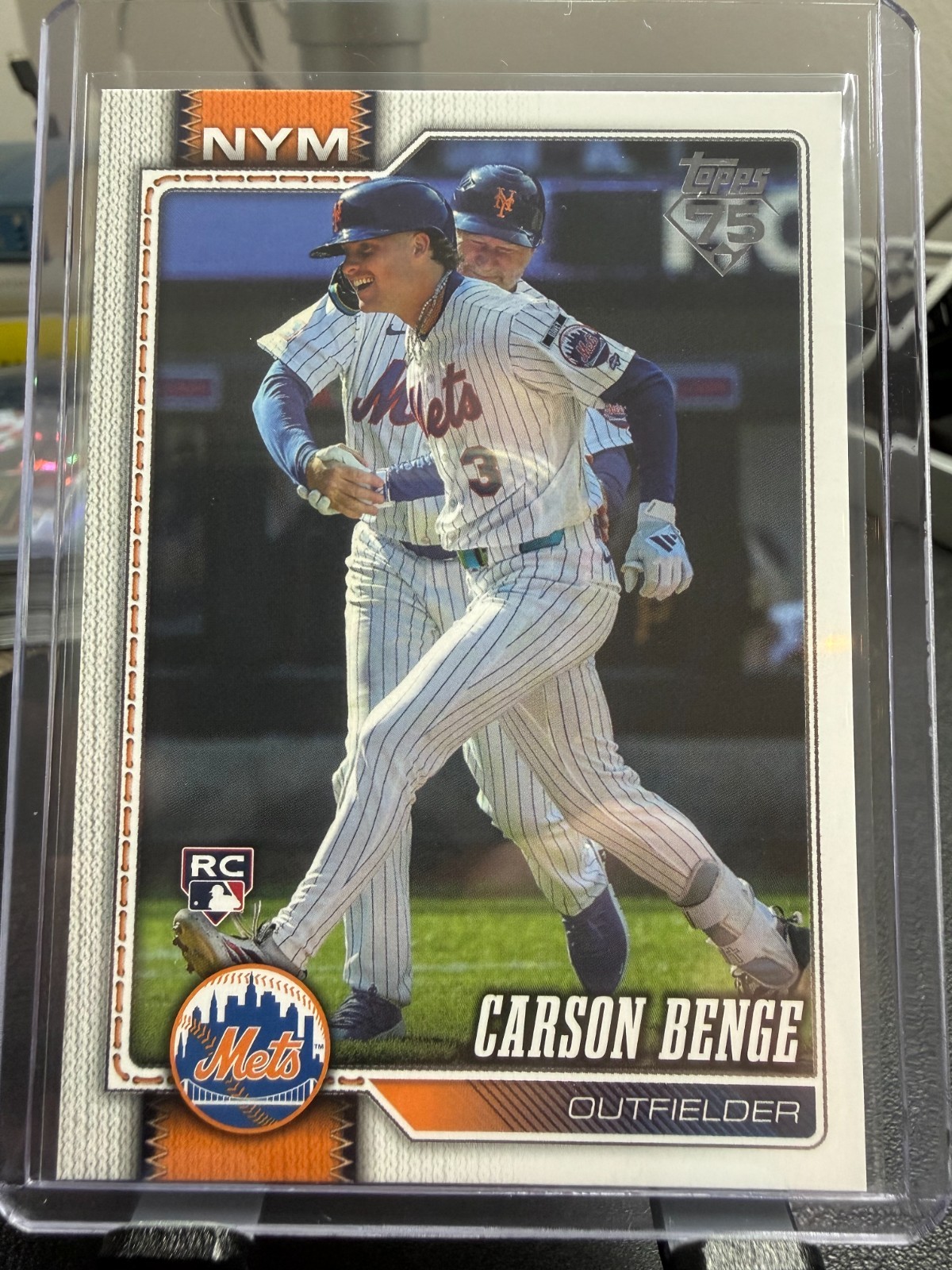 2026 Topps Series 2 CARSON BENGE (RC) Short Print Variation #699 - Mets - 🔥
