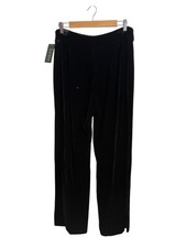 Y2K Lauren Ralph Lauren Velvet Pants Women New With Tags Elastic Waist Sz 12