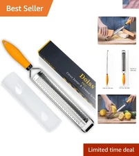 PRO Citrus Zester & Cheese Grater – Razor-Sharp Stainless Steel, Dishwasher Safe