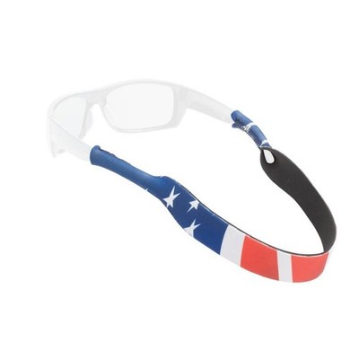 New - Chums - Neoprene Quick Dry Lightweight Eyewear Retainer - American Flag