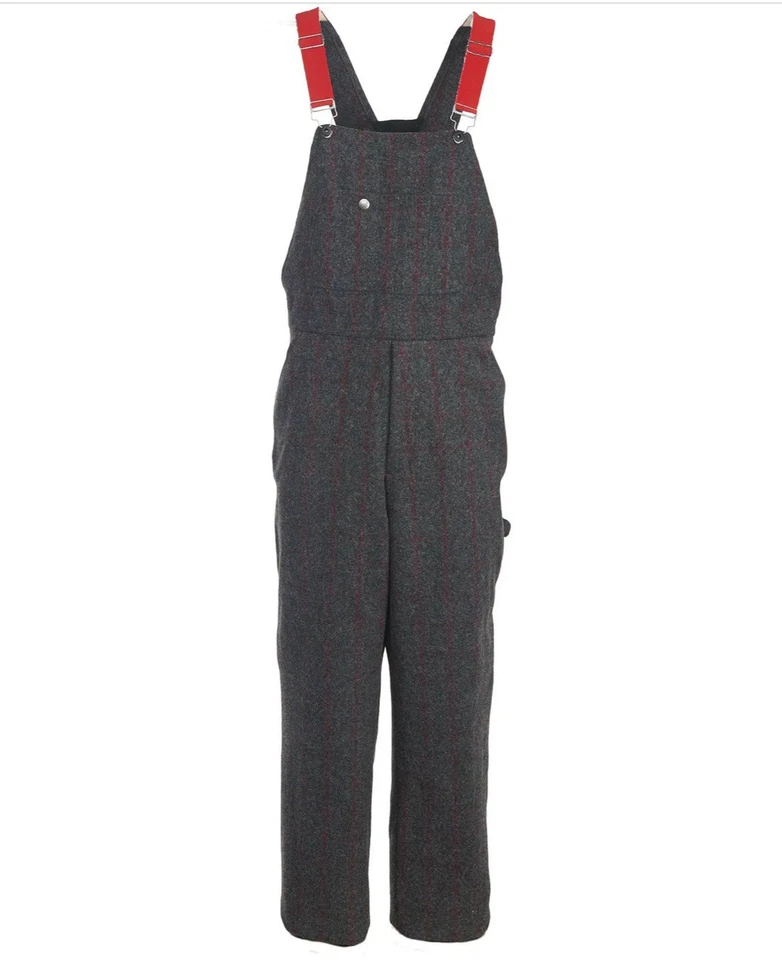 Mono con tirantes ajustable de lana pesado Woolrich Malone 1994 vintage mediano Foto 2 de 4