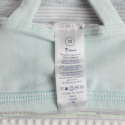 Ivivva by Lululemon Athletica Green Reversible Girls sport Bra Size 10 - Picture 12 of 12