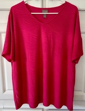 Chico's Bright Pink Pullover Size 3 Large (pre-owned) *see large description