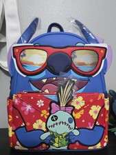 SDCC Loungefly Limited Edition Stitch Summer Vacation Mini Backpack NWT