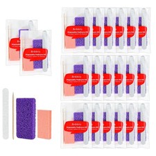 Disposable Pedicure Kit Sets, 4 in 1 Nail Salon Manicure Pedicure Kit Profess...