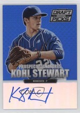 2013 Panini Prizm Perennial Draft Picks Blue 10/75 Kohl Stewart #4 Auto 0u66